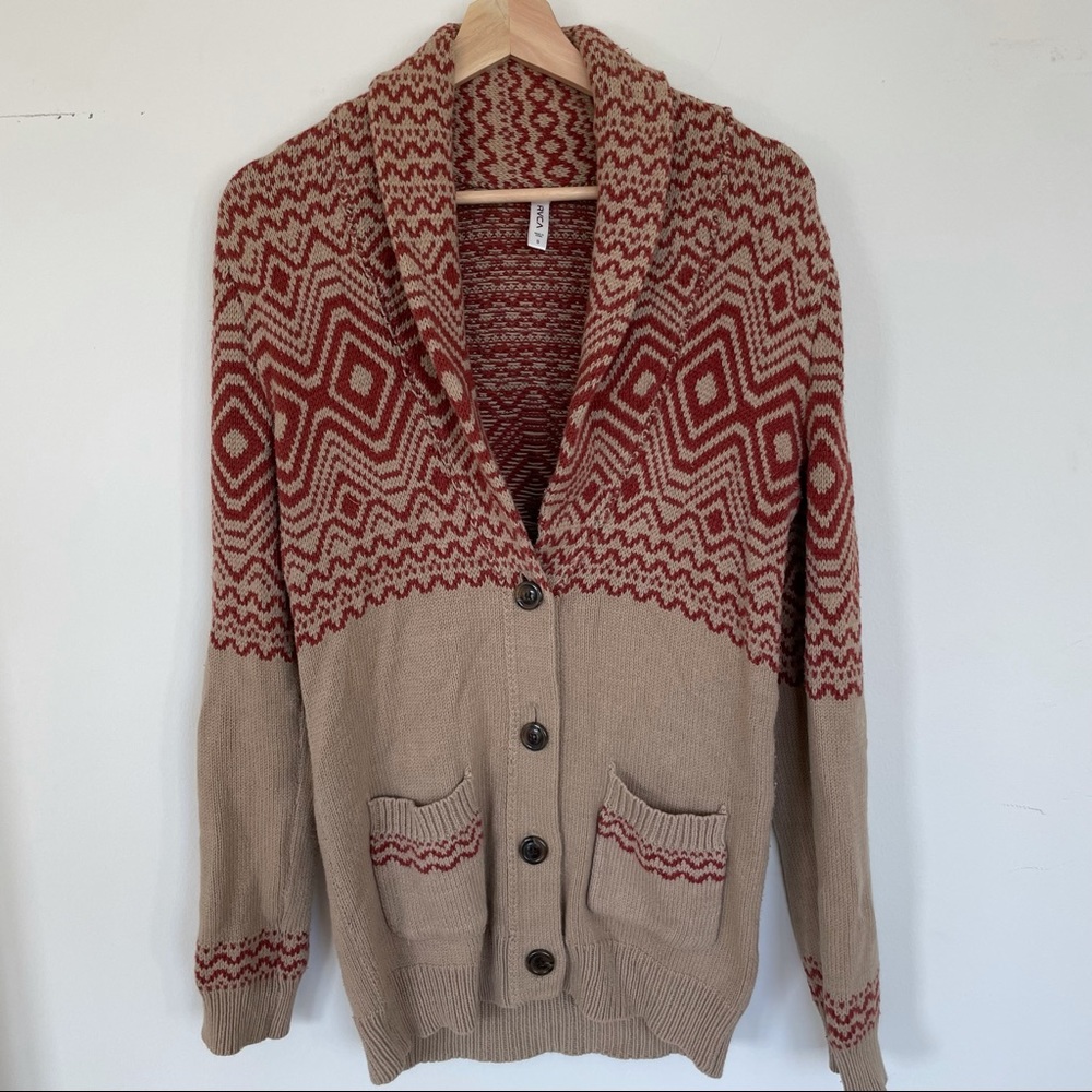 RVCA Cardigan Sweater